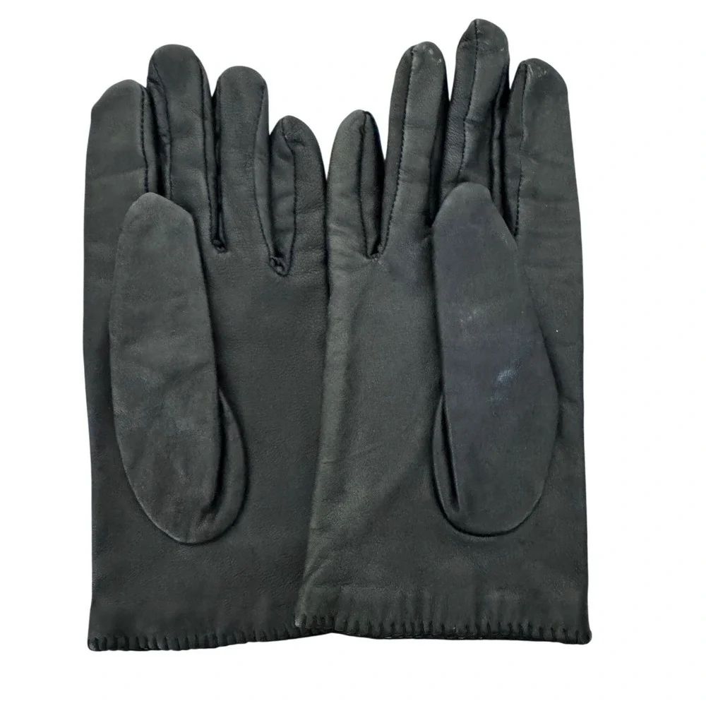 Wilson Leather Black Leather‎ Driving Gloves Medium